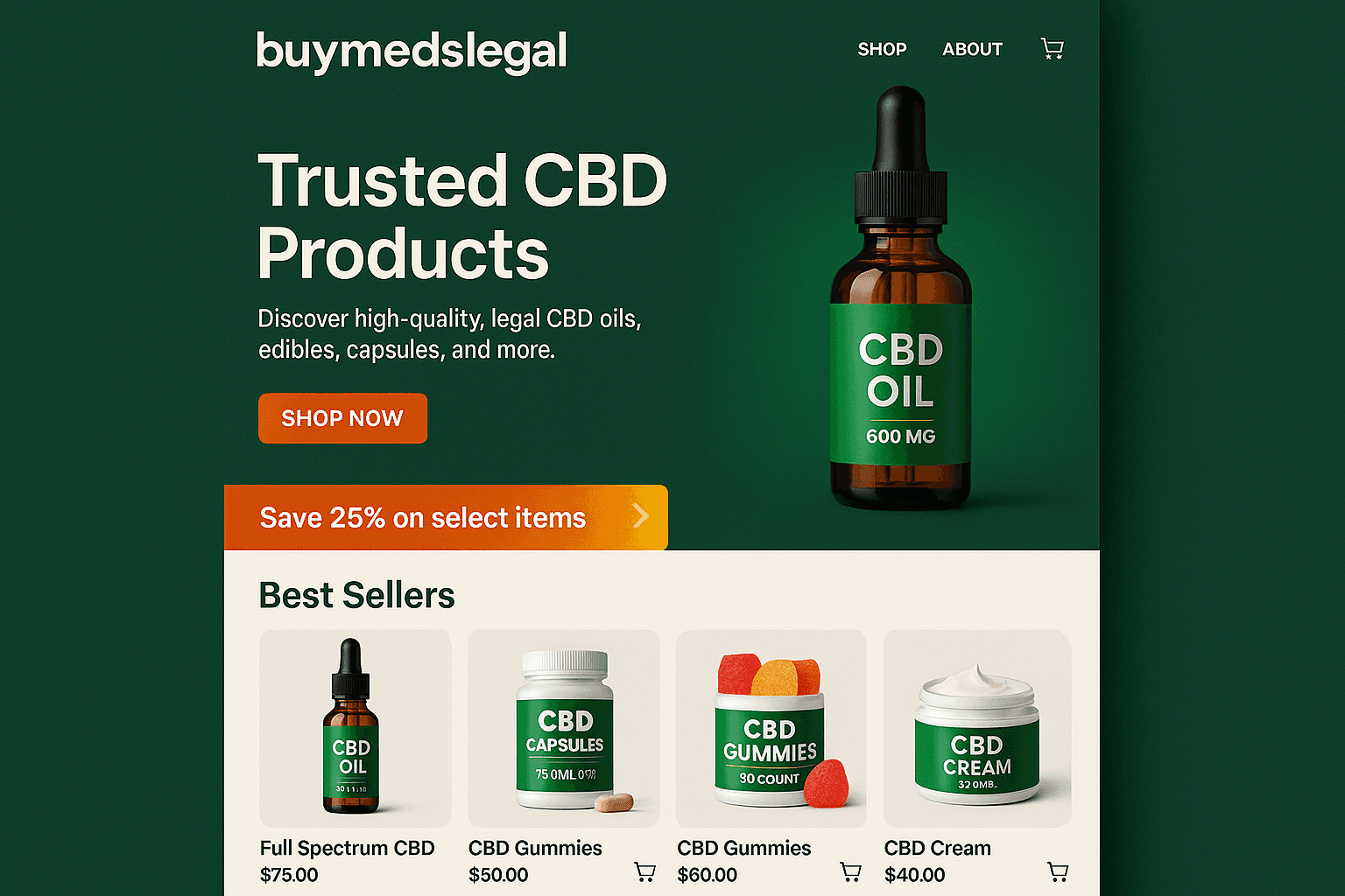 buymedslegal.com website mockup